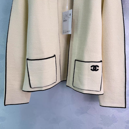 26ss Monogram-Pocket Knitted Cardigan