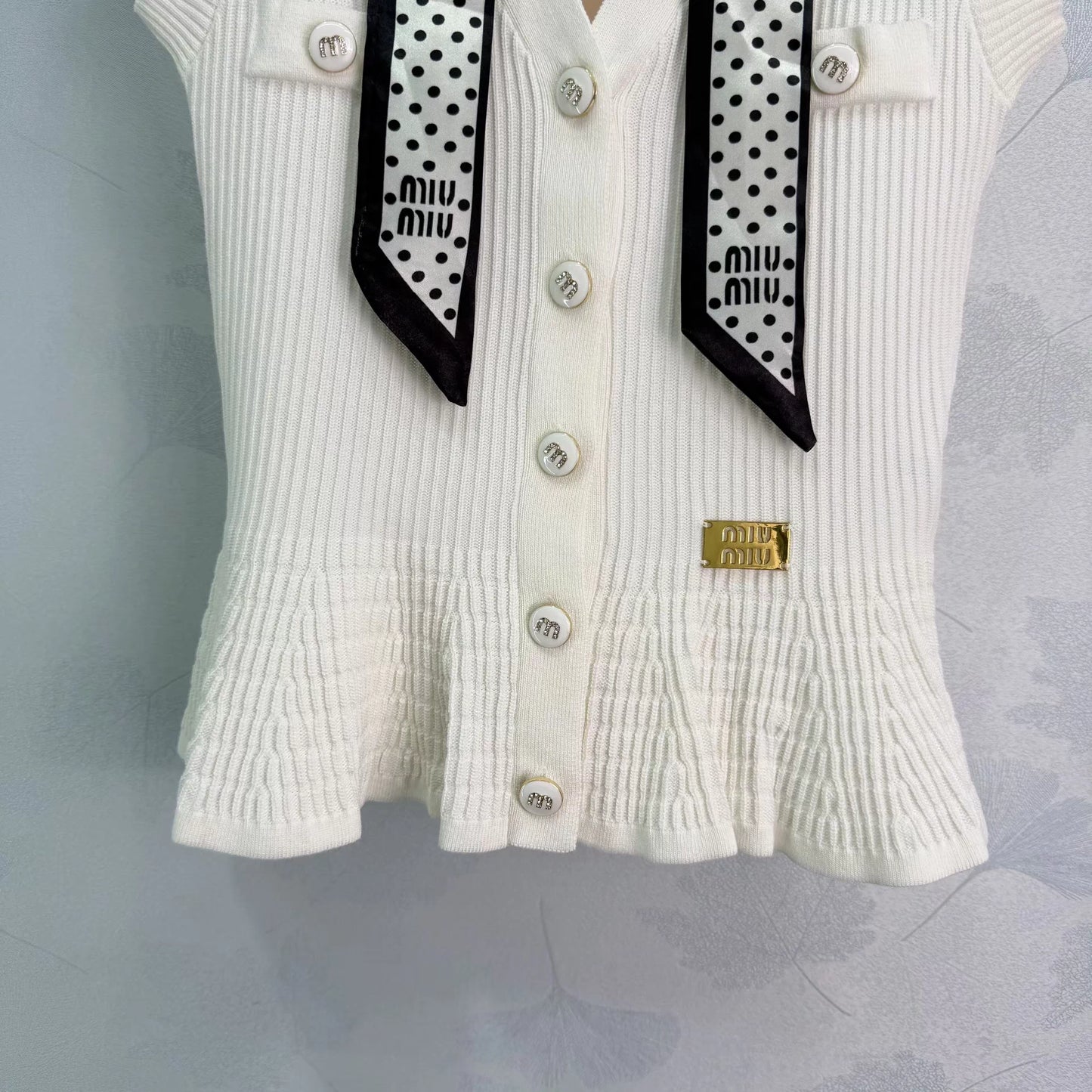 Knitted Vest + Scarf