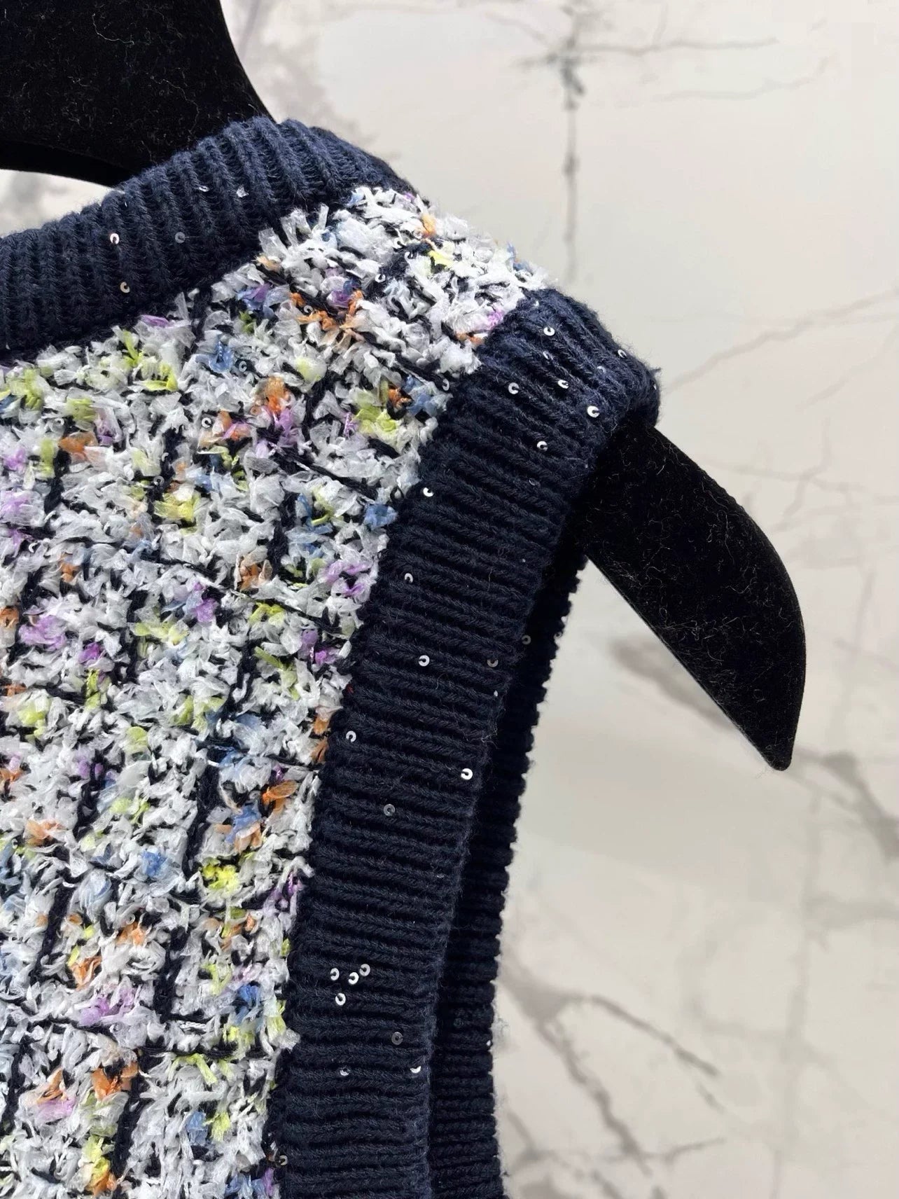 Knitted vest dress