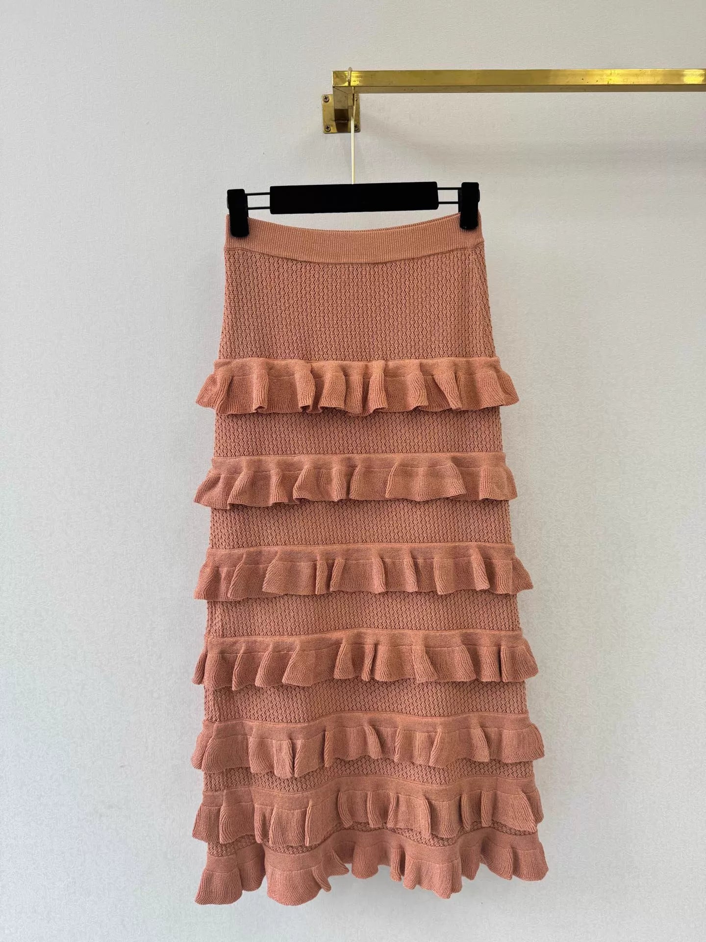 26ss Ruffled Knit Set