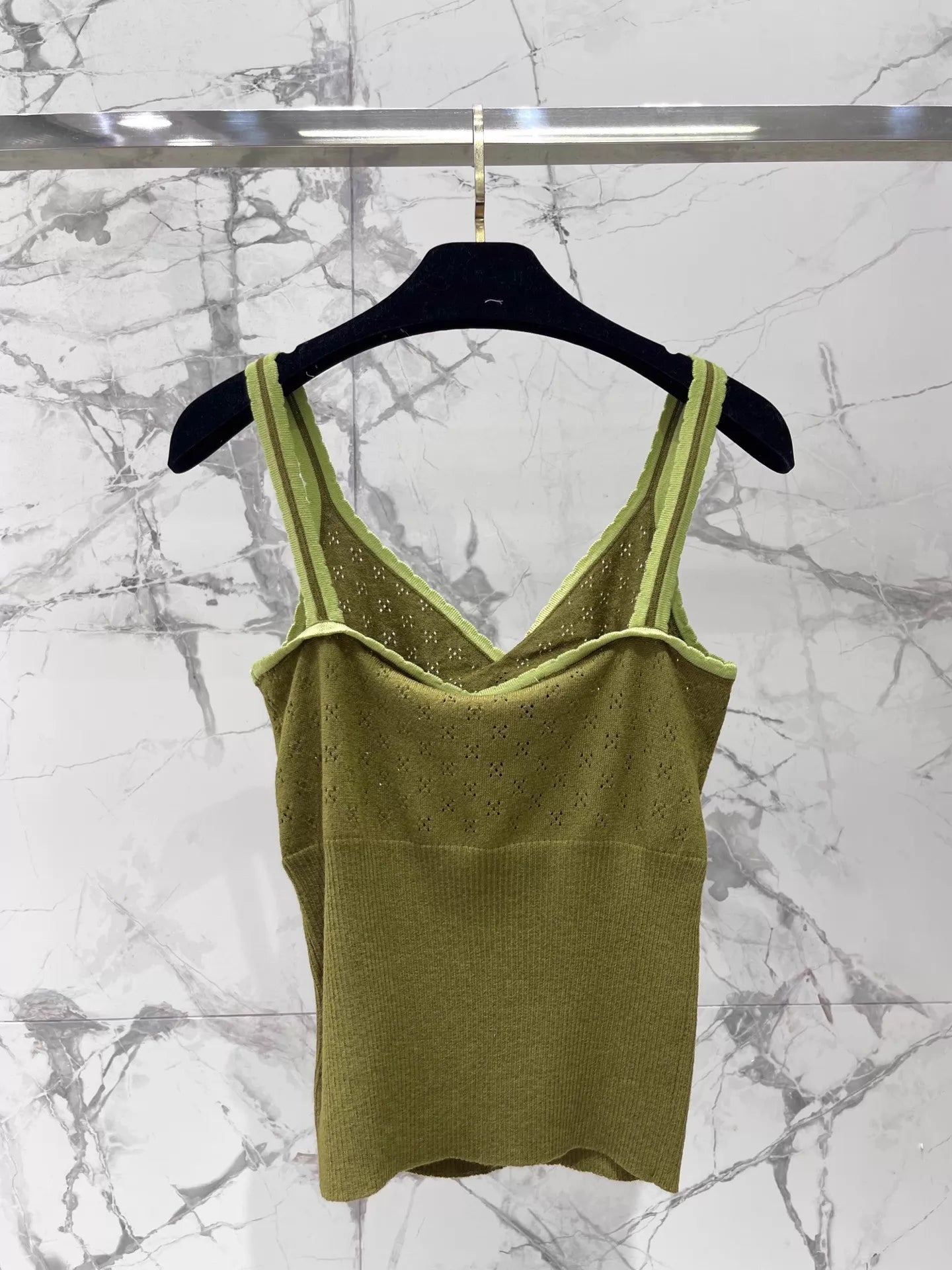 26ss Lace-trimmed Vest