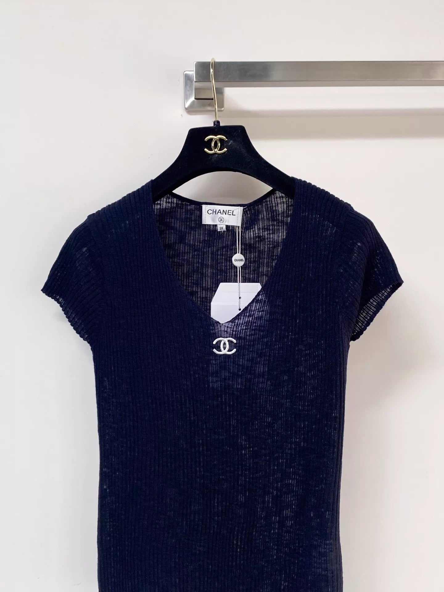 26ss V-neck Knit T-shirt