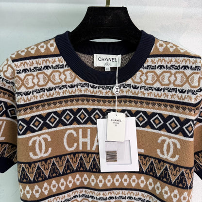 Knitted Short-Sleeve T-Shirt