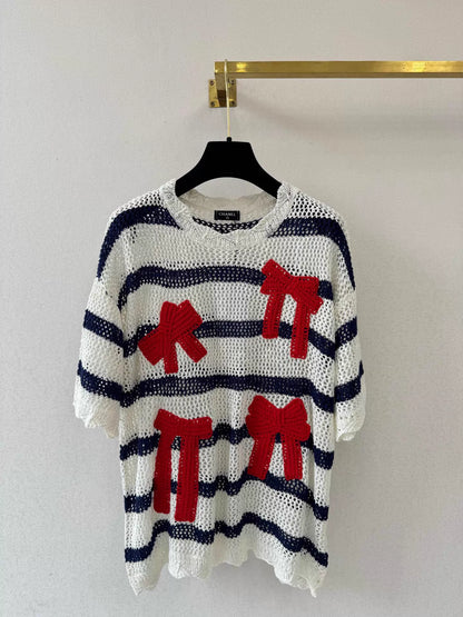 26ss Striped Knit T-shirt