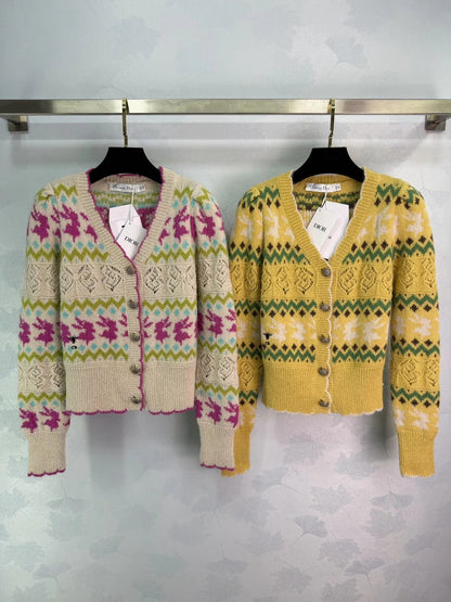Logo Knit Cardigan