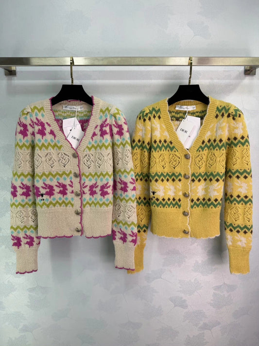 Logo Knit Cardigan