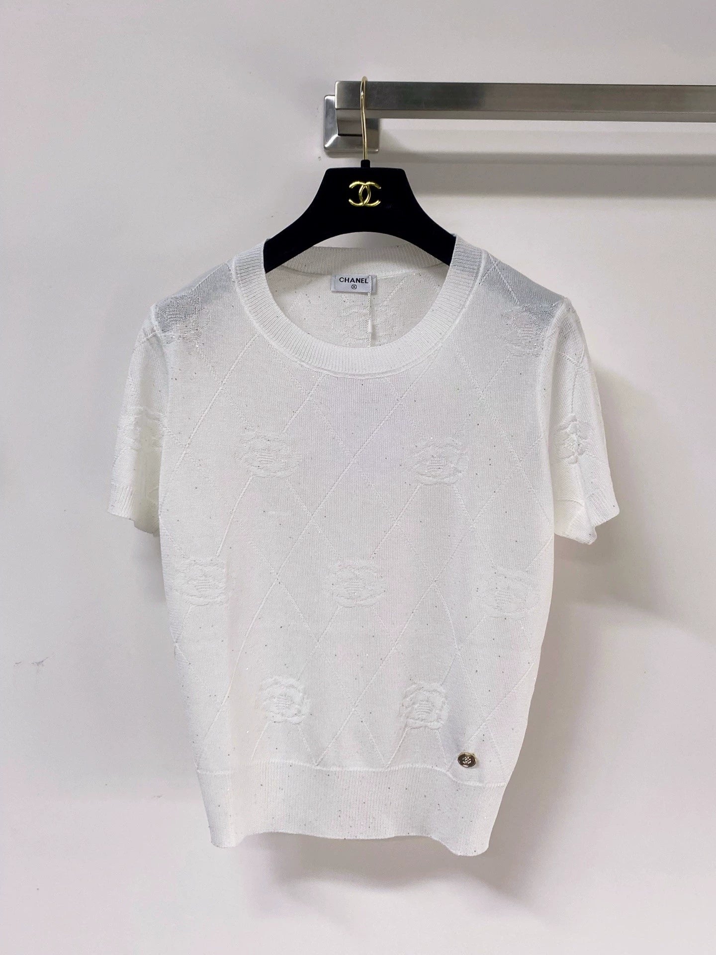 26ss logo knit T-shirt