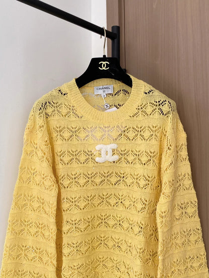 Openwork Knit Sweater