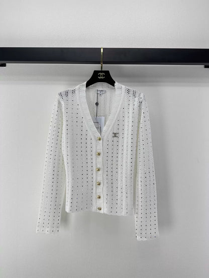26ss Two-piece set: camisole/knitted cardigan