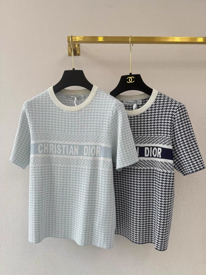 26ss Tweed Knit T-Shirt