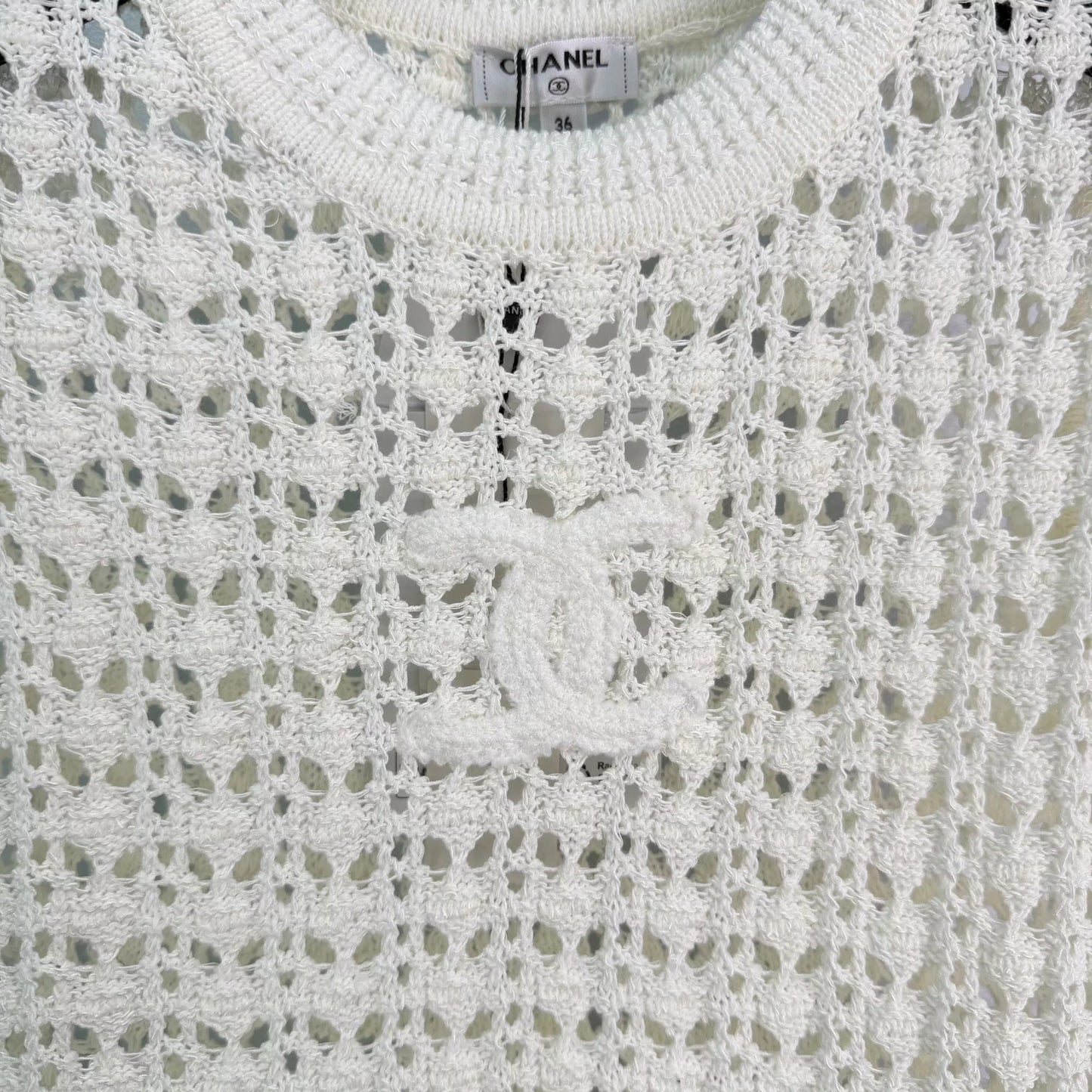 Openwork Knit Vest