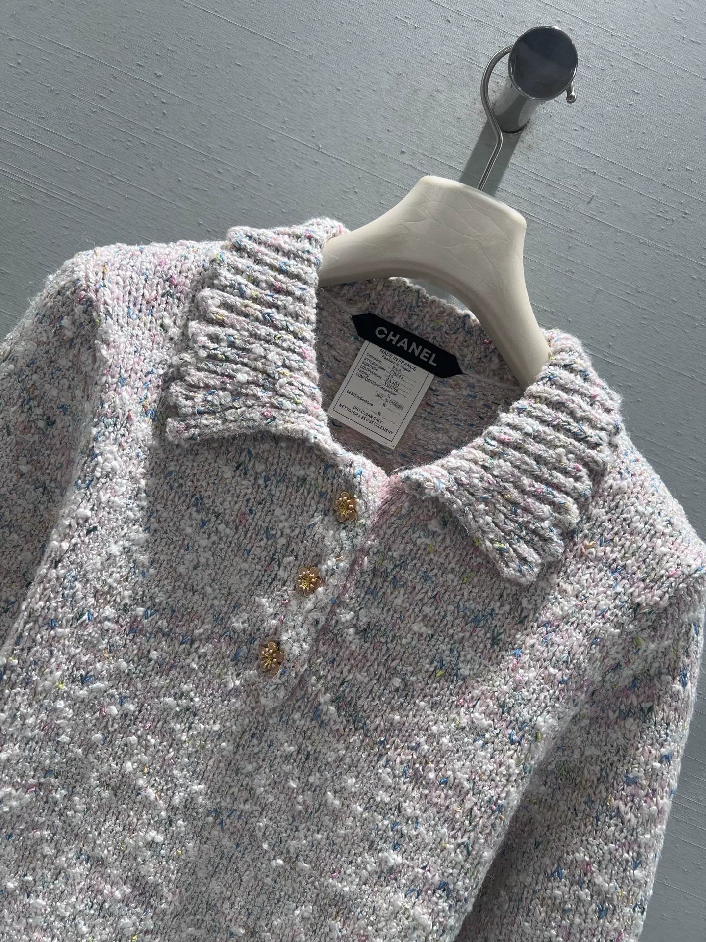 Collared cardigan