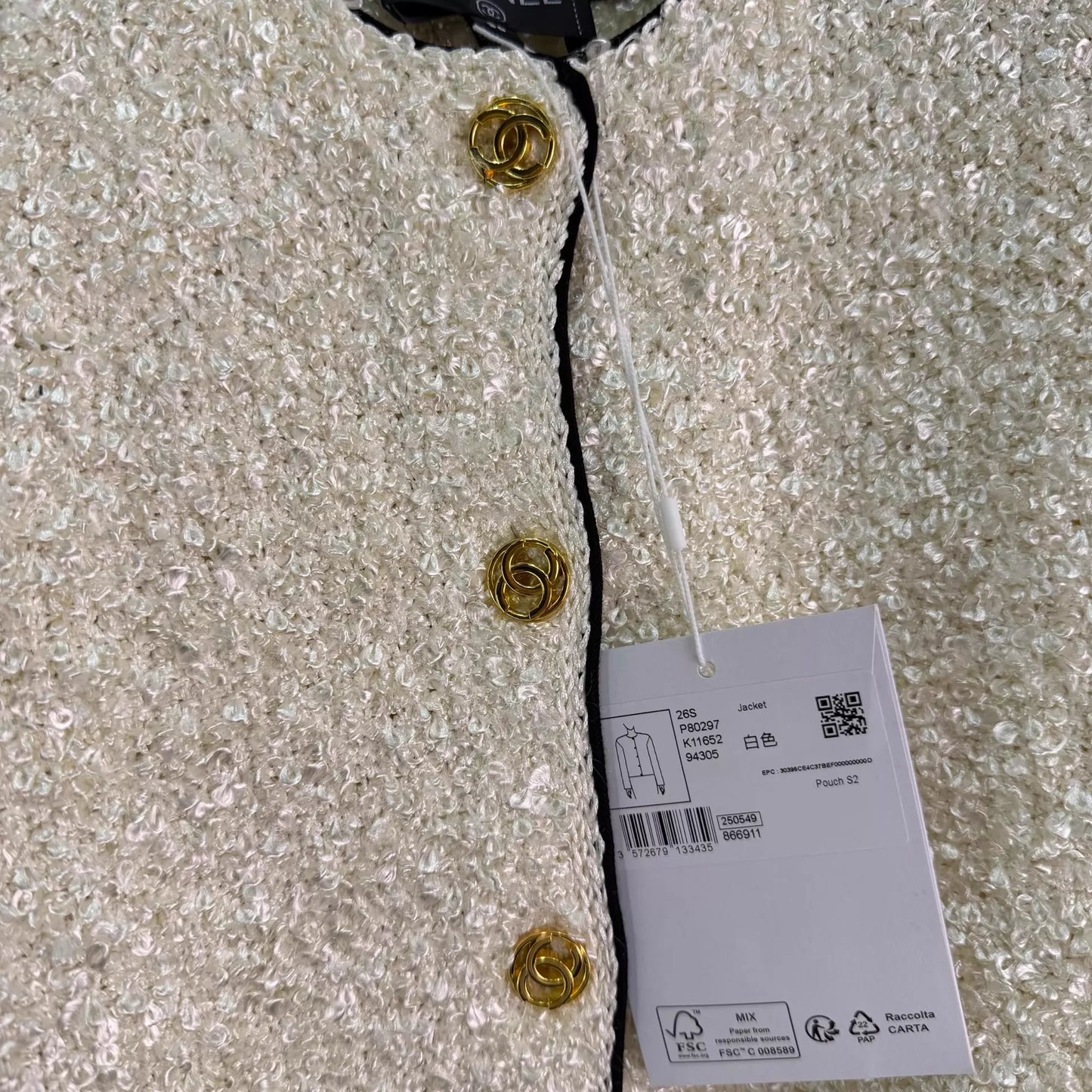 26ss Tweed Coat