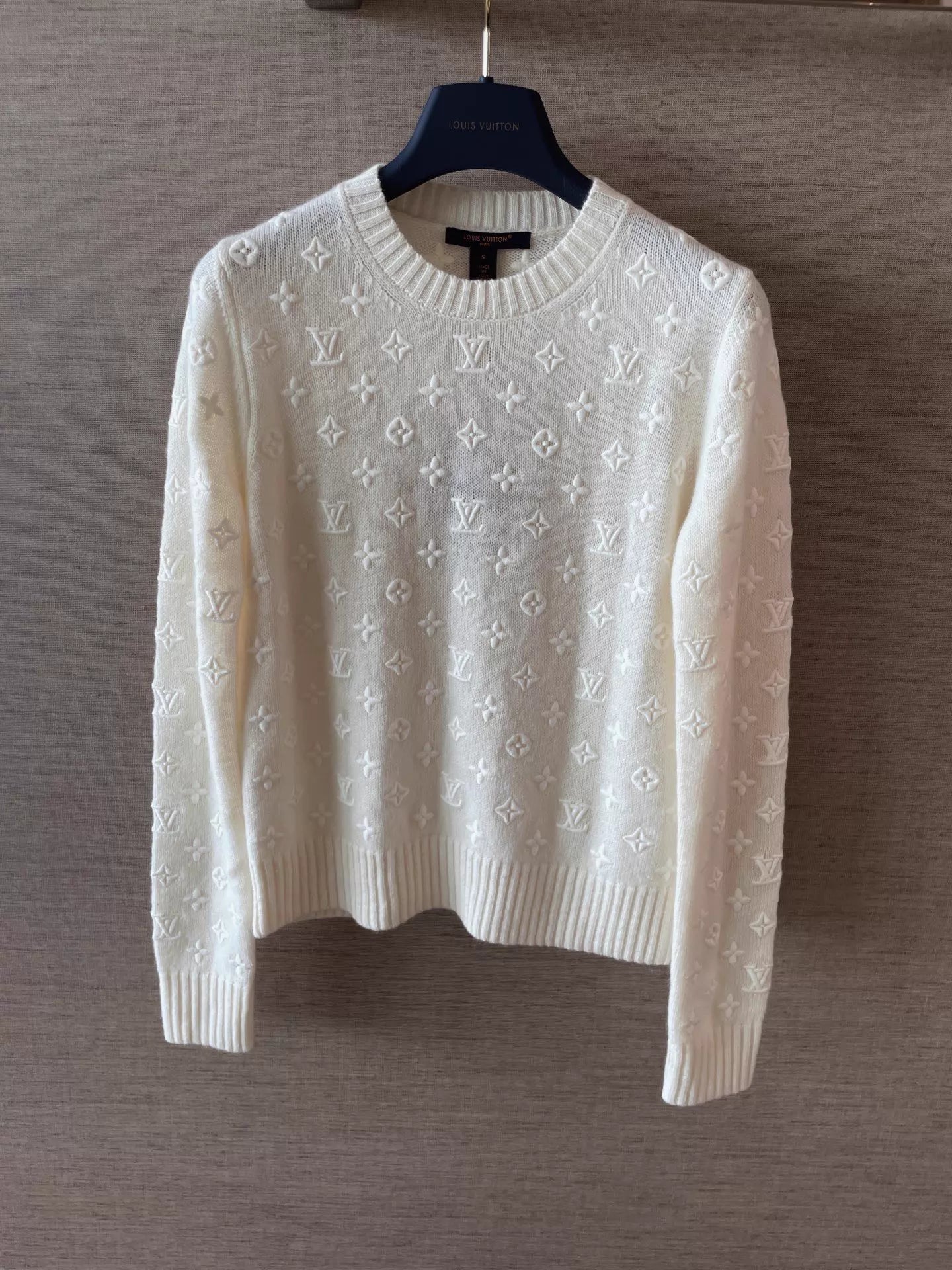 Jacquard knit sweater