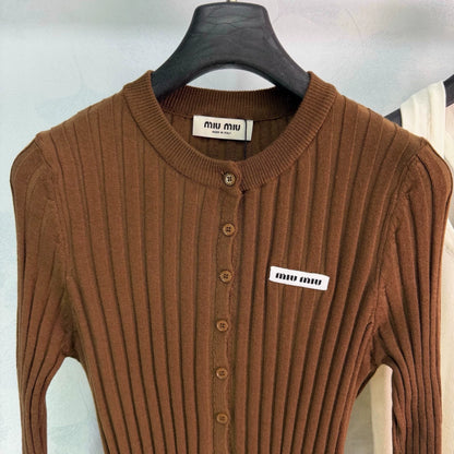 MiuMiu/26 Early Autumn New Knit Three-Piece Set
