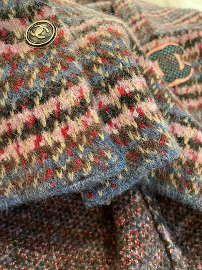 Tweed Mid-Length Coat