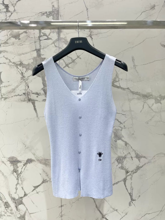 26ss V-neck Knit Vest
