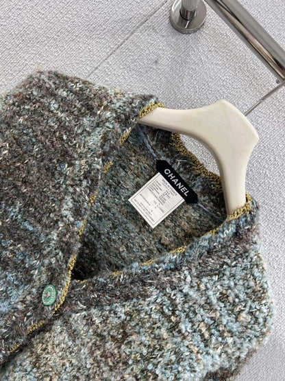 Misty Forest V-neck Knitted Cardigan