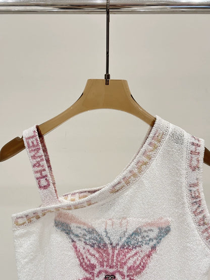 Gradient butterfly vest