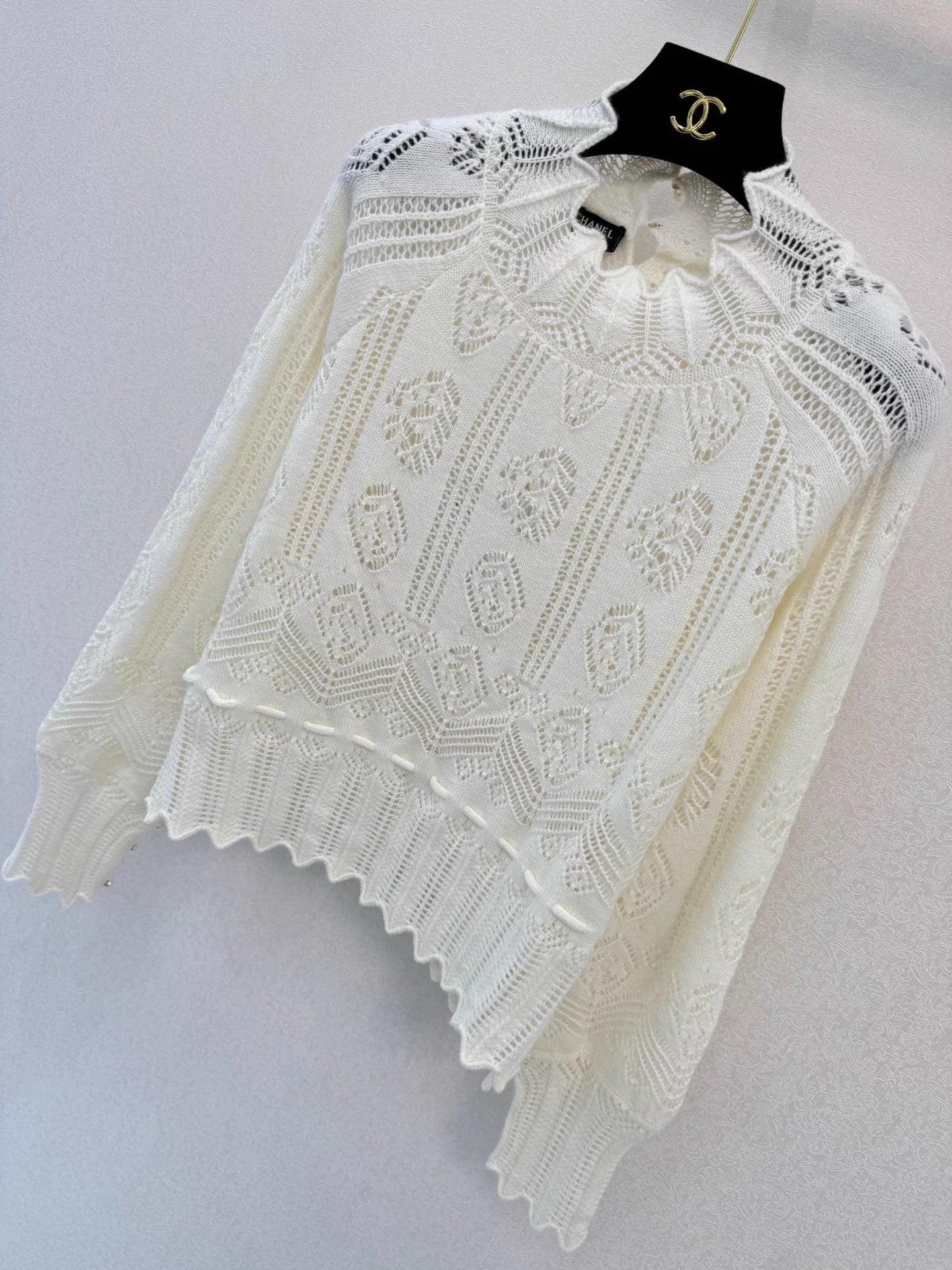 Openwork Knit Sweater