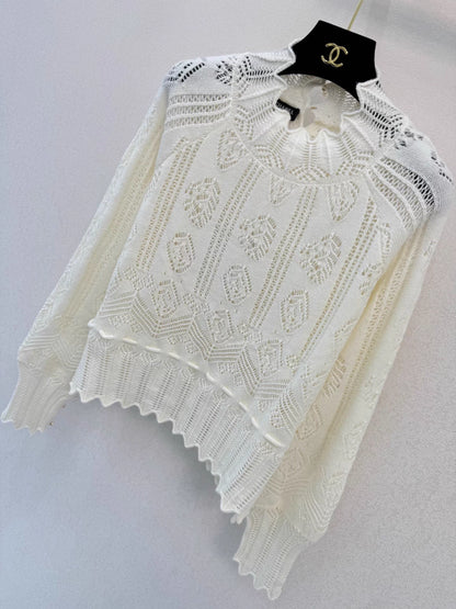 Openwork Knit Sweater