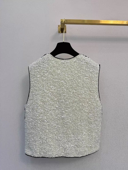 26ss V-neck sleeveless vest