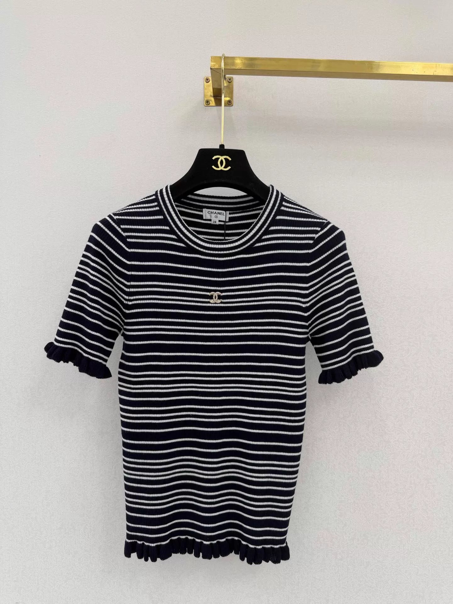 26ss Striped Knit T-Shirt