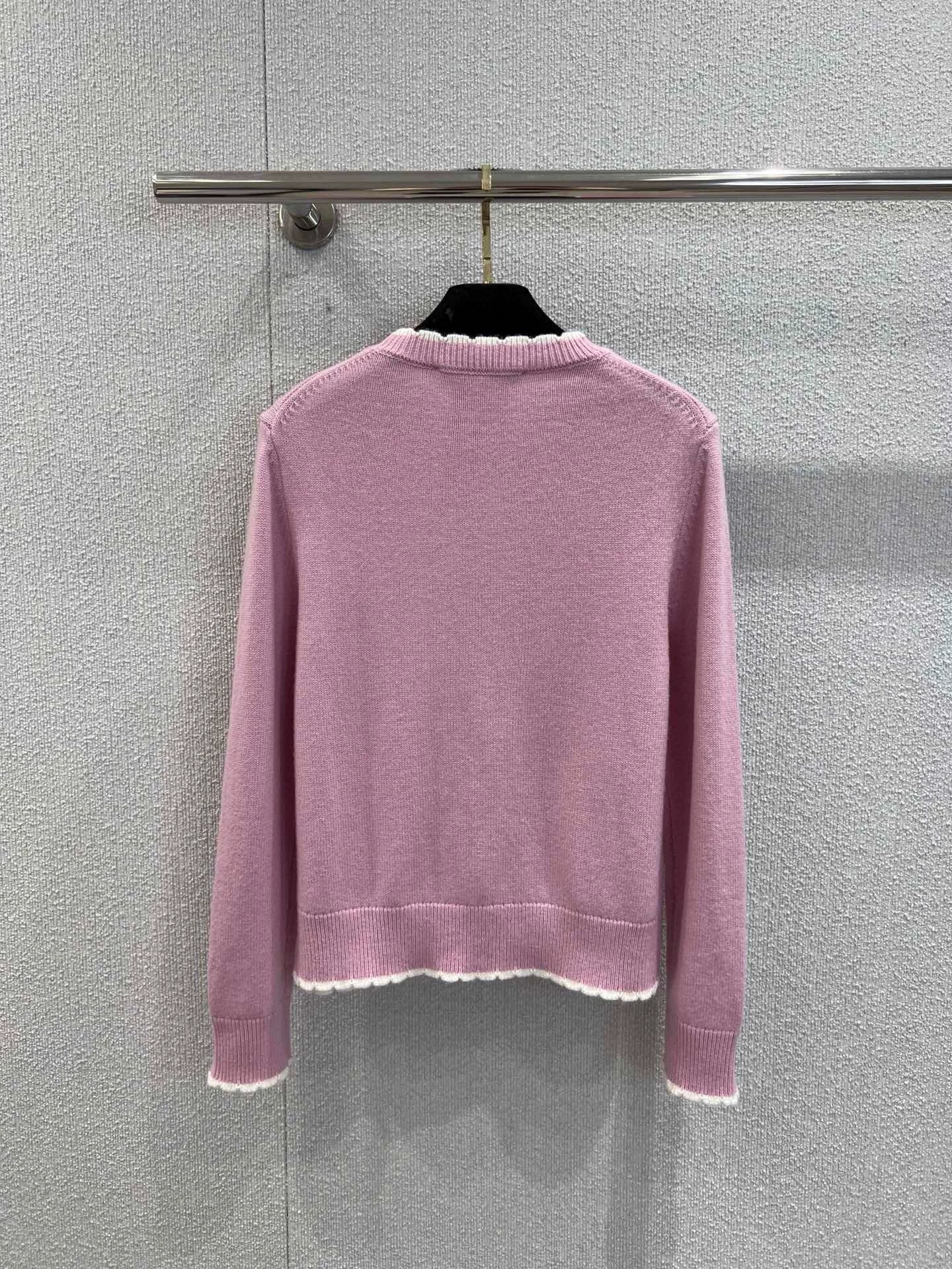 25fw Hook flower dancing girl sweater