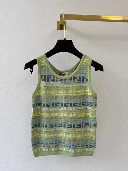 26ss All-logo sleeveless vest