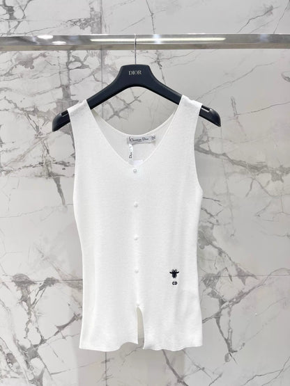 26ss V-neck Knit Vest