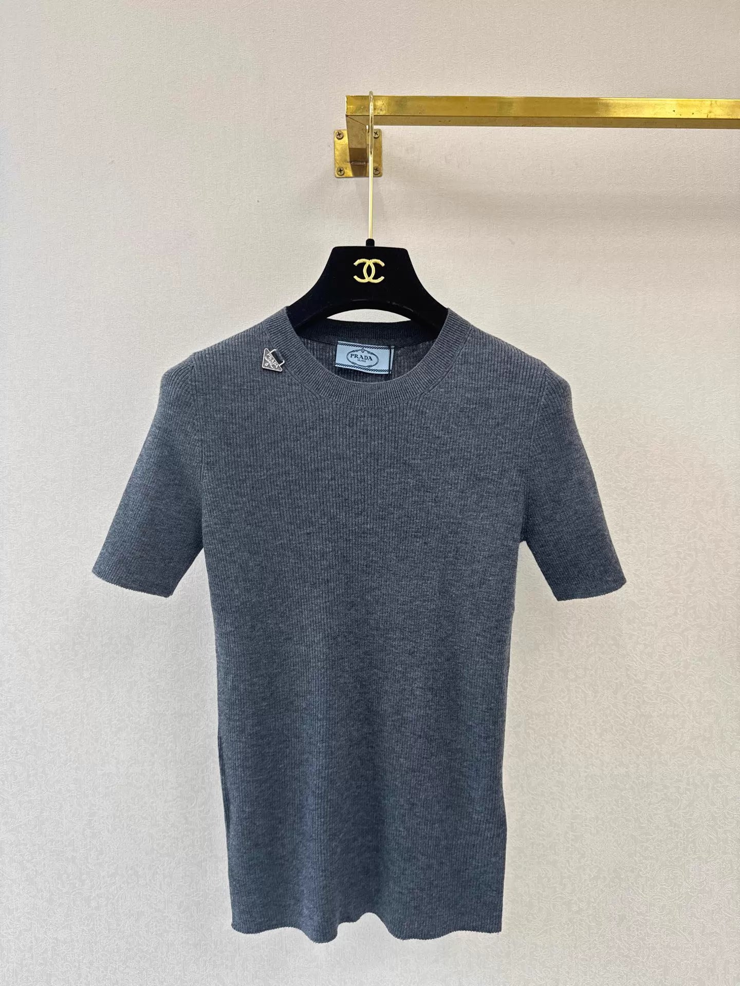 26ss Crew Neck Knit T-Shirt
