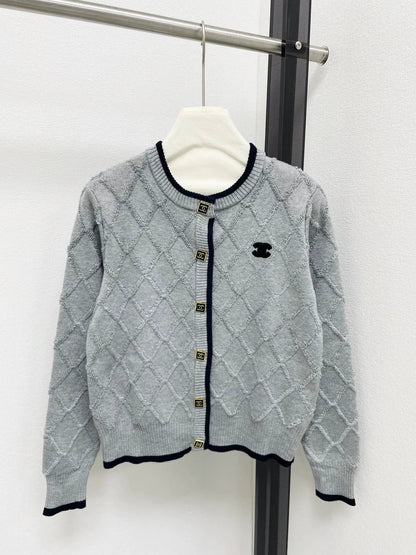 Lingge Knitted Cardigan