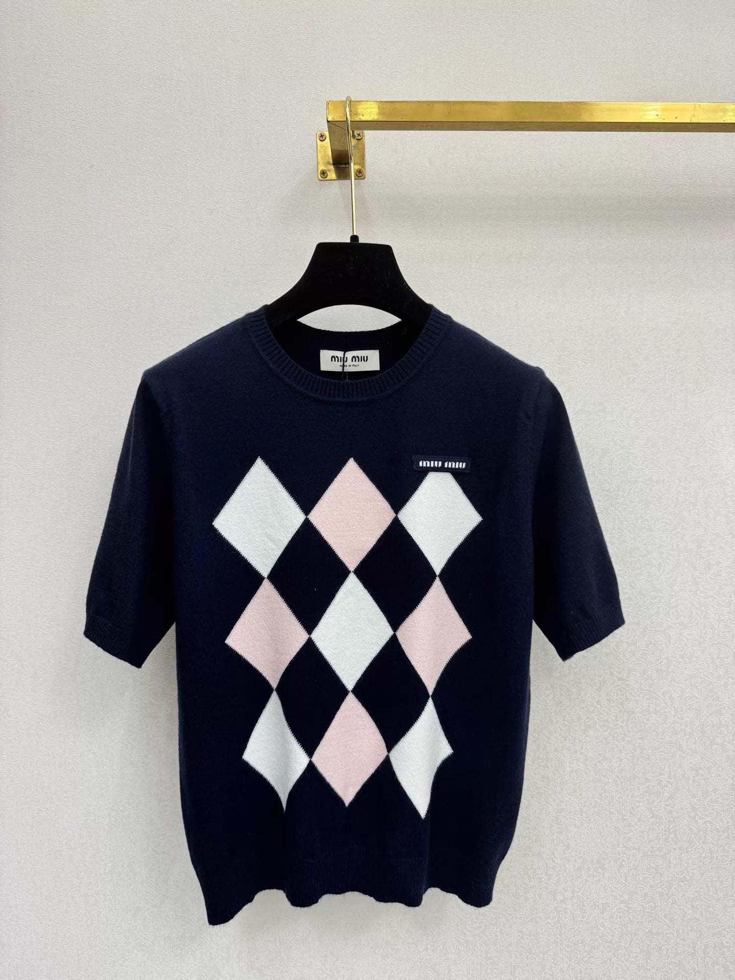 Short-Sleeve Knit Top