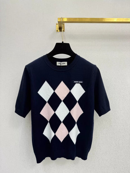 Short-Sleeve Knit Top