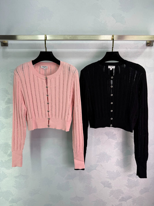 26ss Ribbed Knit Cardigan
