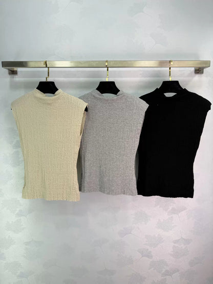 26ss Knitted Sleeveless Vest