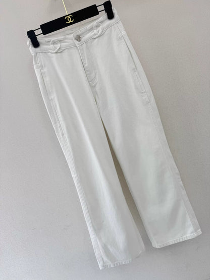 26ss High-waisted straight-leg jeans