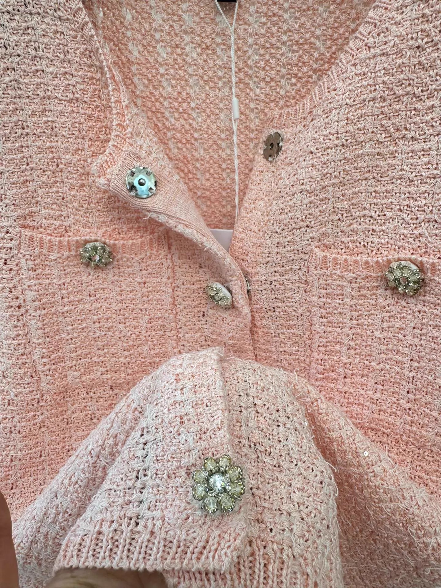 Double-breasted cardigan