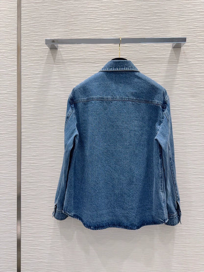 26New Logo Long Sleeve Denim Shirt