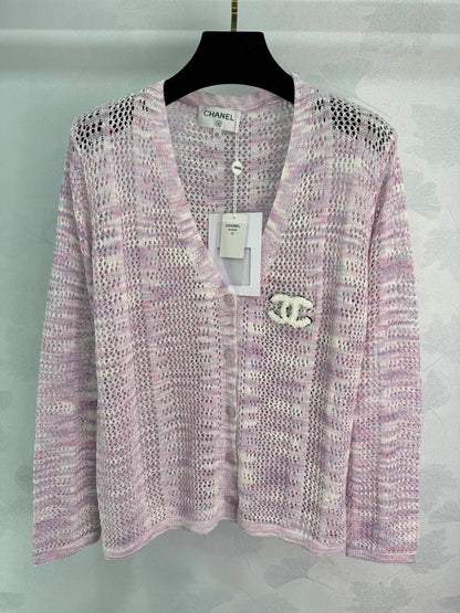Openwork Knit Cardigan