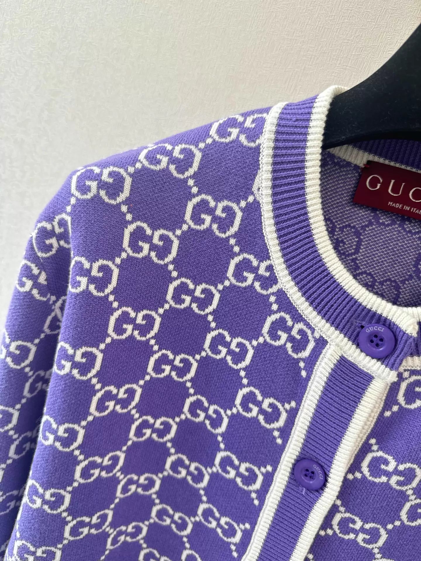 26ss Jacquard Knit Cardigan