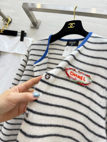 25fw Alpaca striped cardigan jacket（Medieval Series）