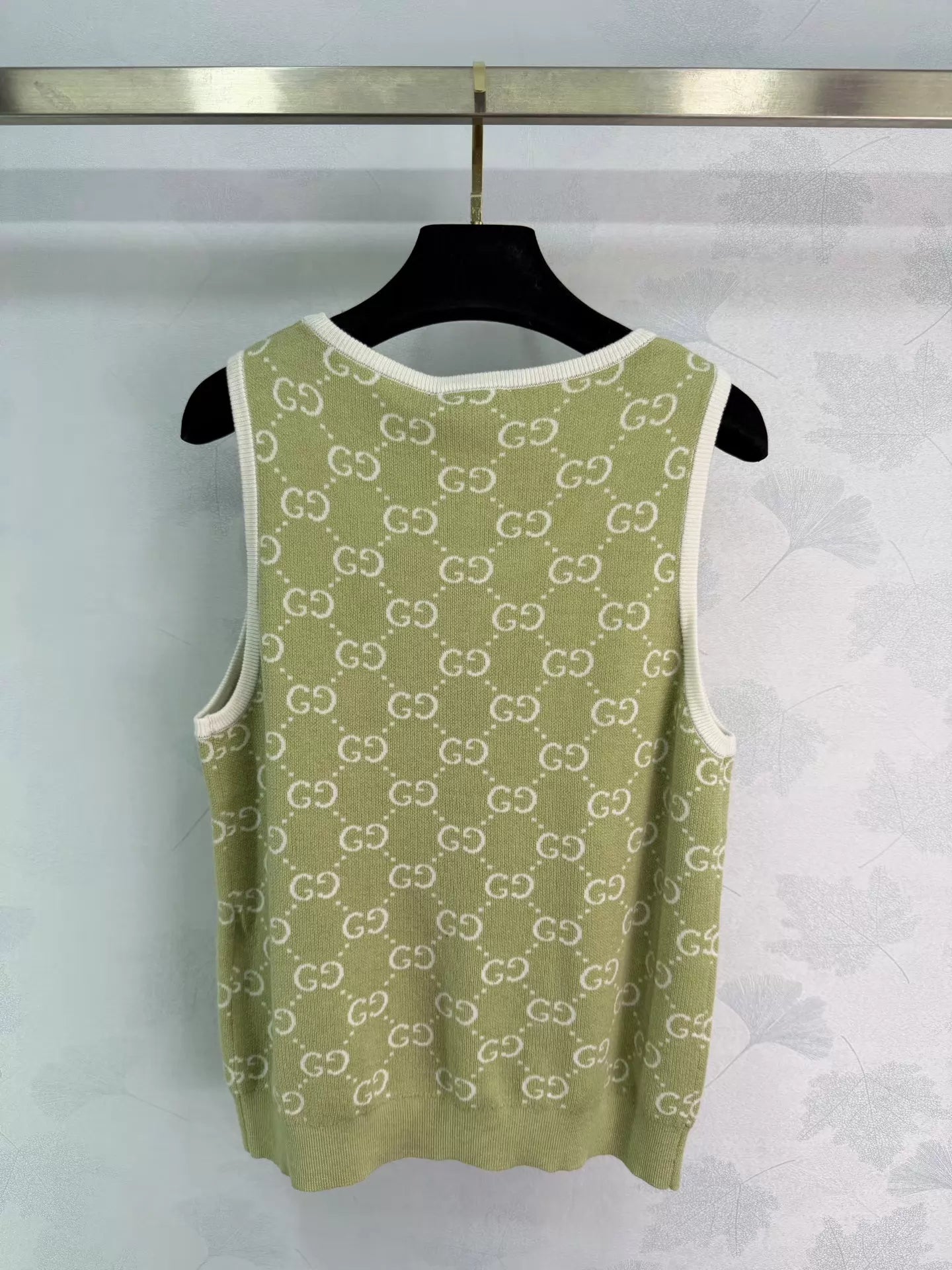 26ss Jacquard Knit Vest