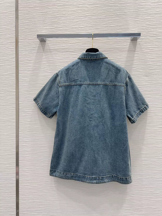 26ss Pocket Denim T-Shirt