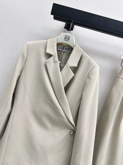 25fw Side button decorative suit jacket