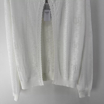 26ss Openwork cardigan