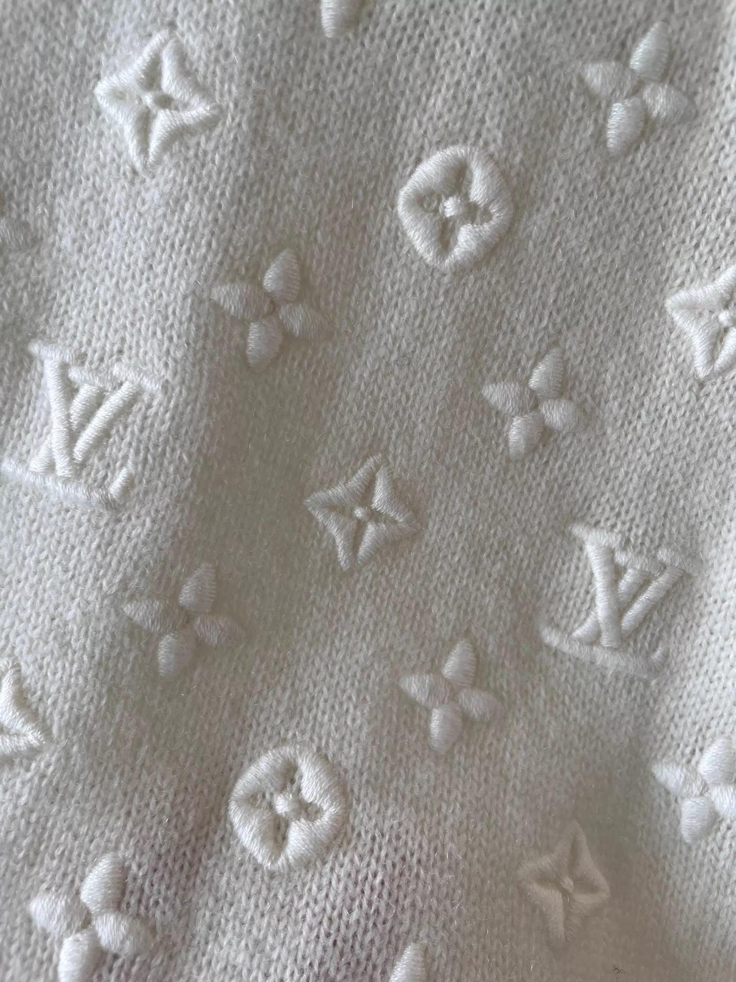 Jacquard knit sweater