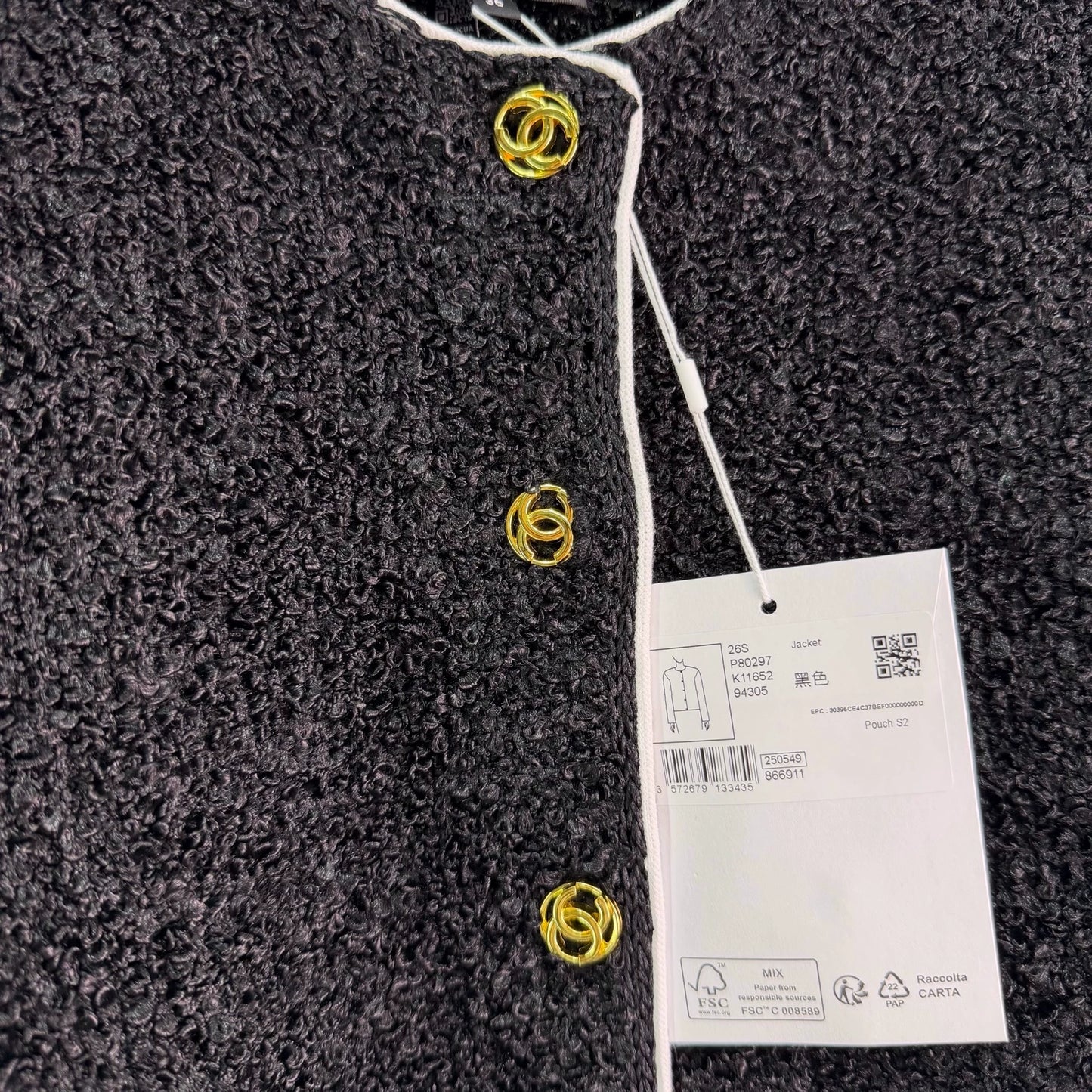 26ss Tweed Coat