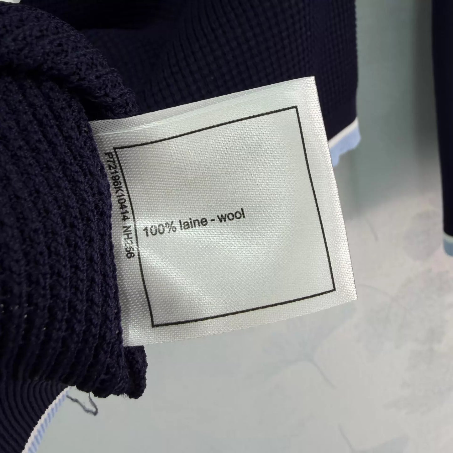 Preppy Style Color-Blocked Knit Set