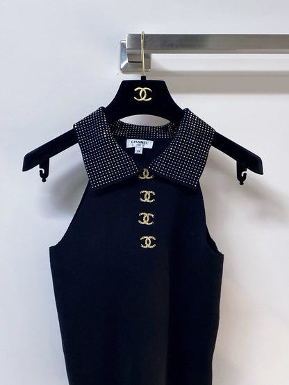 26ss Gold button vest